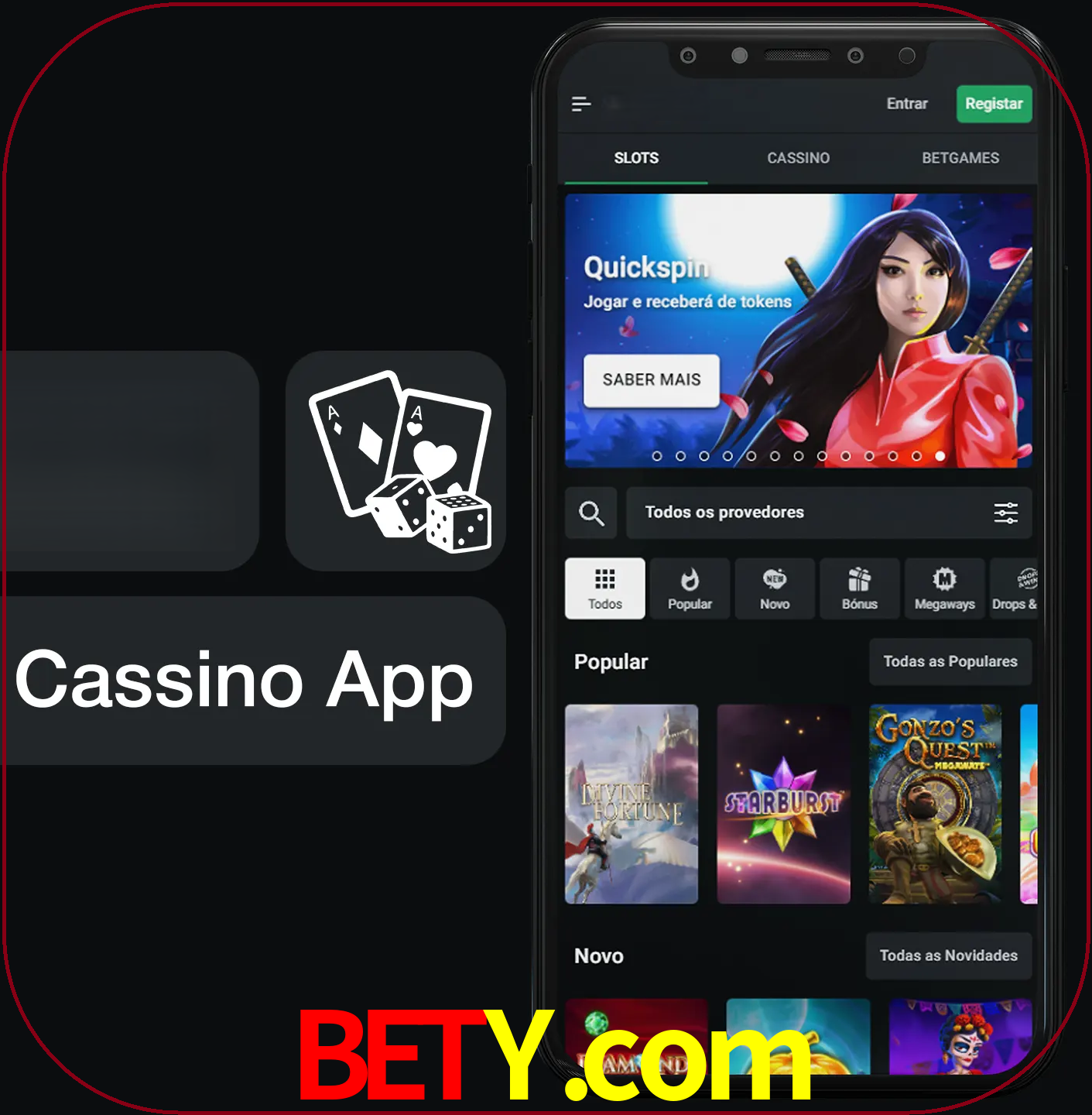 Jogue jogos de cassino e ganhe.