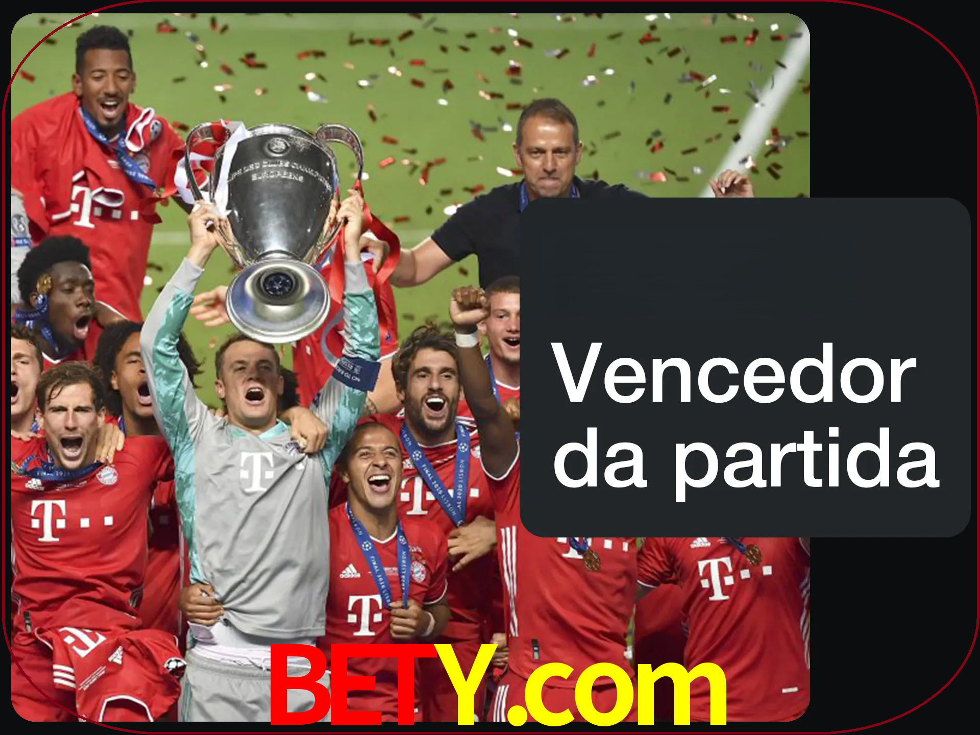 Aposte no vencedor e ganhe uma grande quantia de dinheiro.