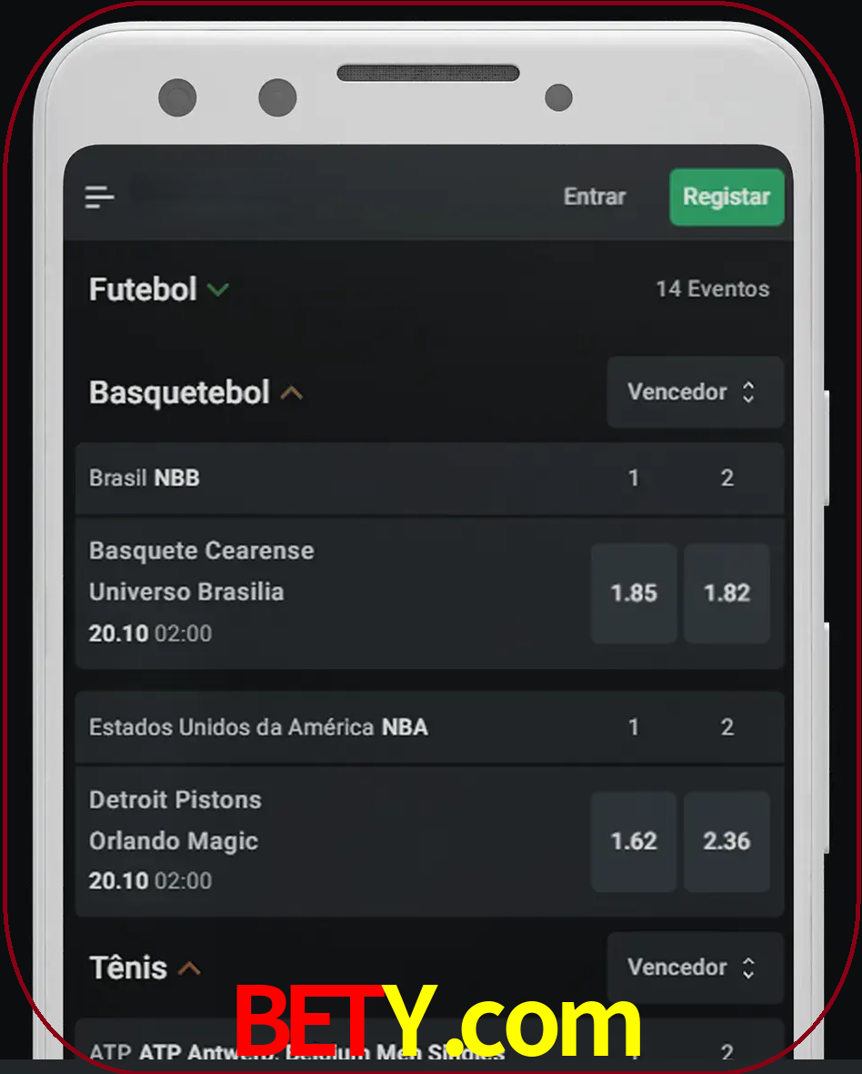 Aposte e assista aos esportes em formato ao vivo.