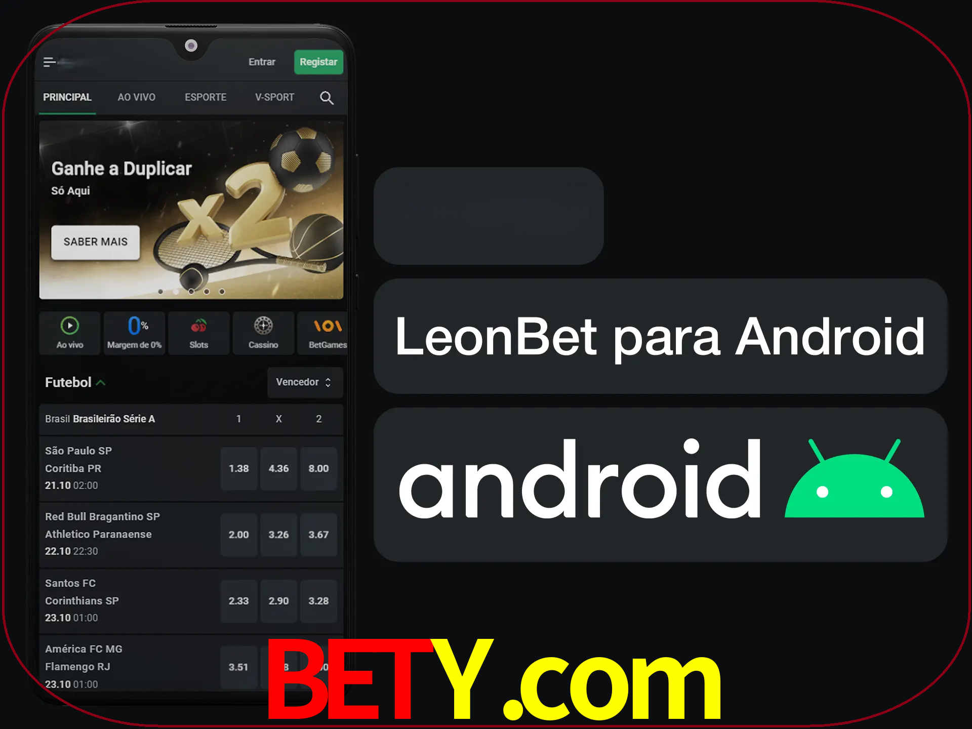Adquira sua versão poket de LeonBet.